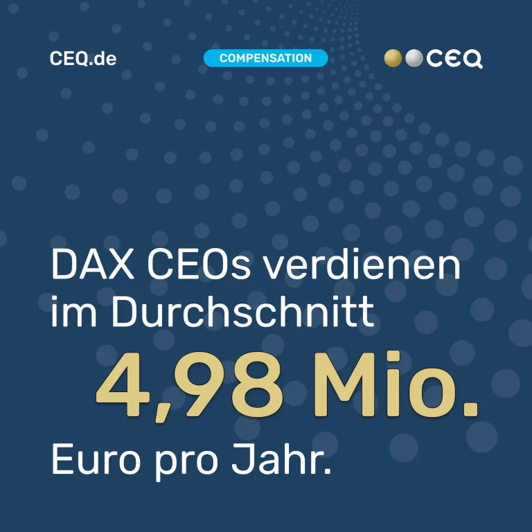 Das CEO-Ranking für alle Top-Entscheider*innen börsen­notierter Unter­nehmen –über 80.000 Datenquellen und konsolidiert diese in 5 Hauptdimensionen: 1. Business Performance 2. Media Presence 3. Social Engagement 4. Sustainability/ESG 5. Hot Topics